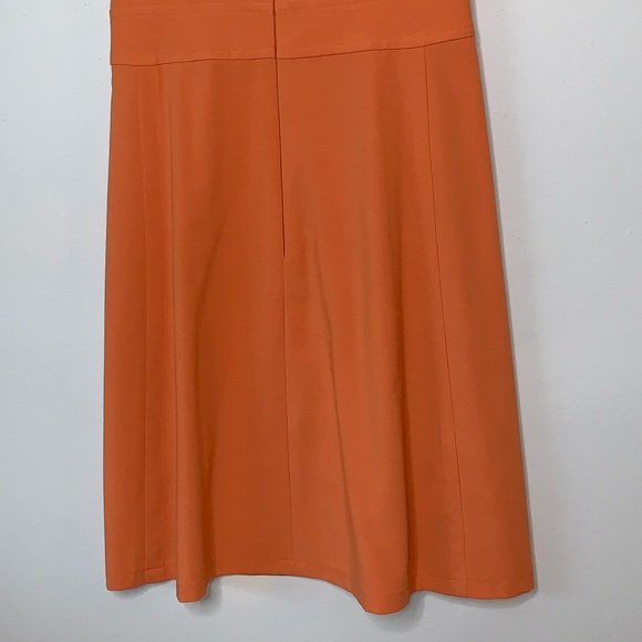 BCBG women’s Orange chambrey Dress - Size 4 - Picture 8 of 8